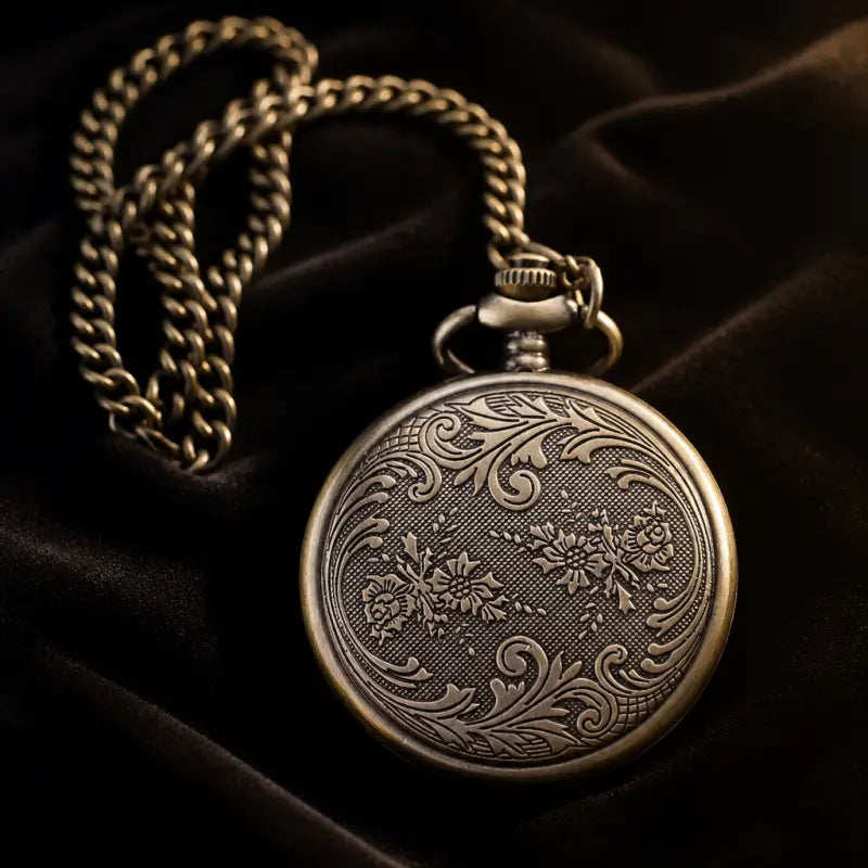 Montre à Gousset Quartz Femme Émeraude Bijou - Univers Gousset