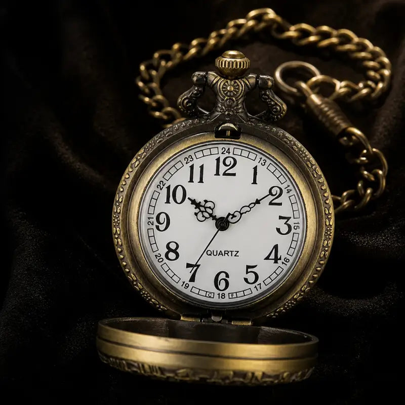 Montre à Gousset Quartz Collier Femme Vintage - Univers Gousset