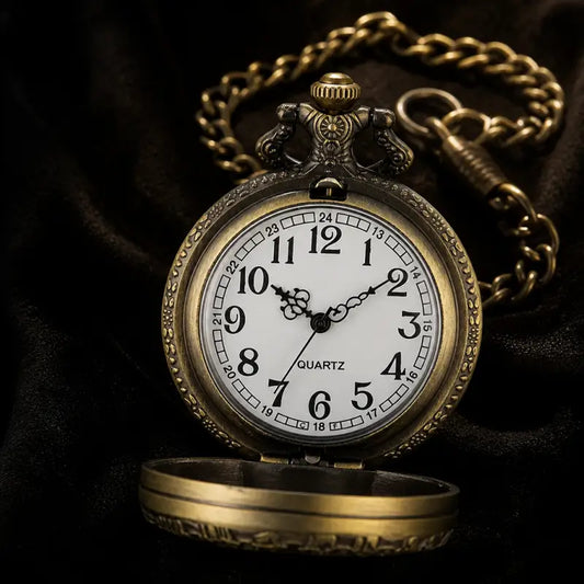 Montre à Gousset Quartz Collier Femme Vintage - Univers Gousset