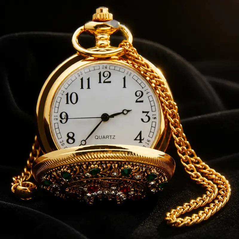 Montre à Gousset Automatique Strass Femme - Univers Gousset