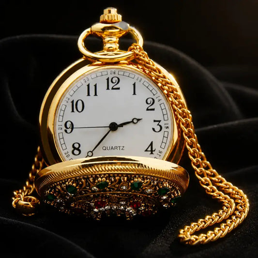 Montre à Gousset Automatique Strass Femme - Univers Gousset