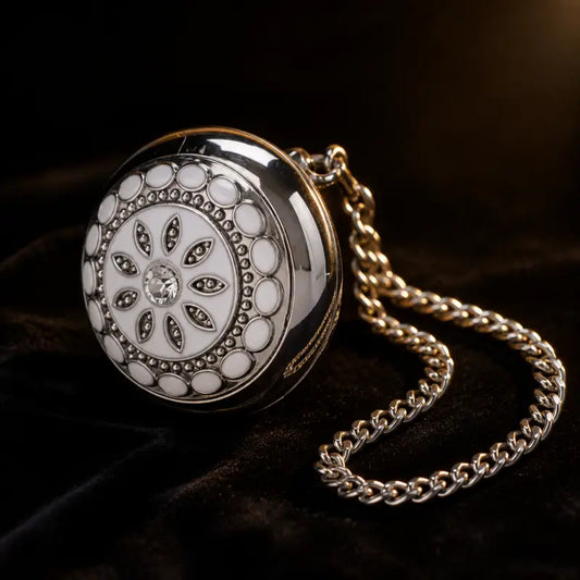 Montre à Gousset Quartz Femme Fleur Élégante - Univers Gousset