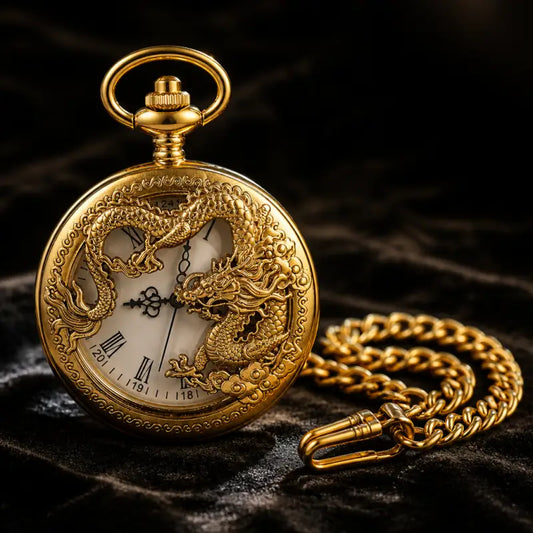 Montre à Gousset Quartz Femme Collier - Univers Gousset