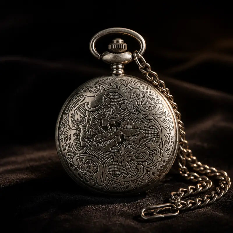 Montre à Gousset Quartz Zodiaque Femme Rétro - Univers Gousset