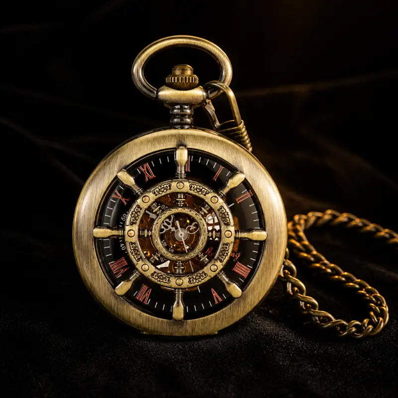 Montre à Gousset Mécanique Gouvernail Vintage - Univers Gousset
