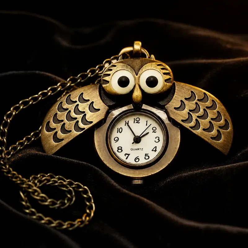 Montre à Gousset Mécanique Hibou Pendentif - Univers Gousset