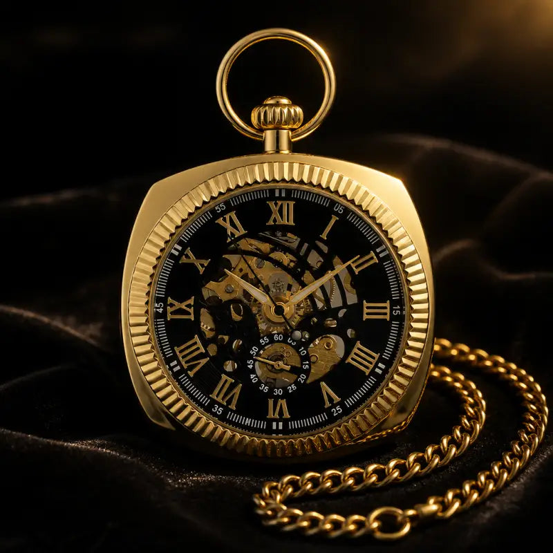 Montre à Gousset Mécanique Cadran Ouvert Homme - Univers Gousset