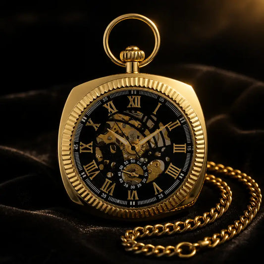 Montre à Gousset Mécanique Cadran Ouvert Homme - Univers Gousset