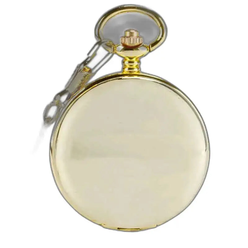 Montre Gousset Mécanique Chic Homme, montre gousset dorée élégante et raffinée
