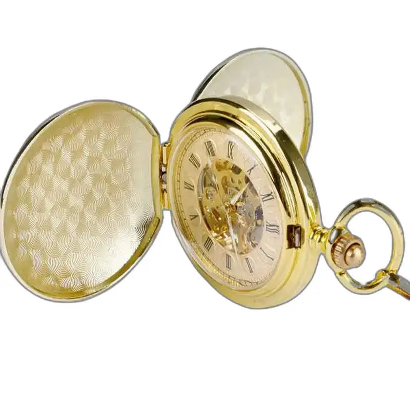 Montre Gousset Mécanique Chic Homme en or, élégante et raffinée gousset mécanique
