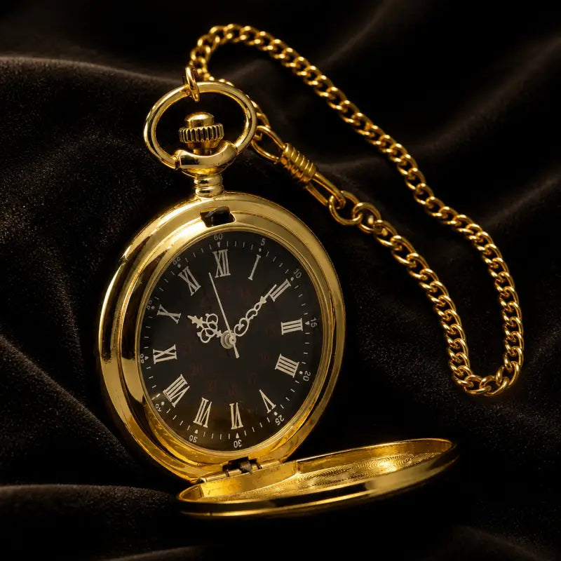 Montre à Gousset Quartz Demi-chasseur Romaine - Univers Gousset