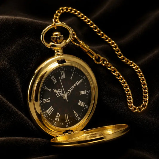Montre à Gousset Quartz Demi-chasseur Romaine - Univers Gousset