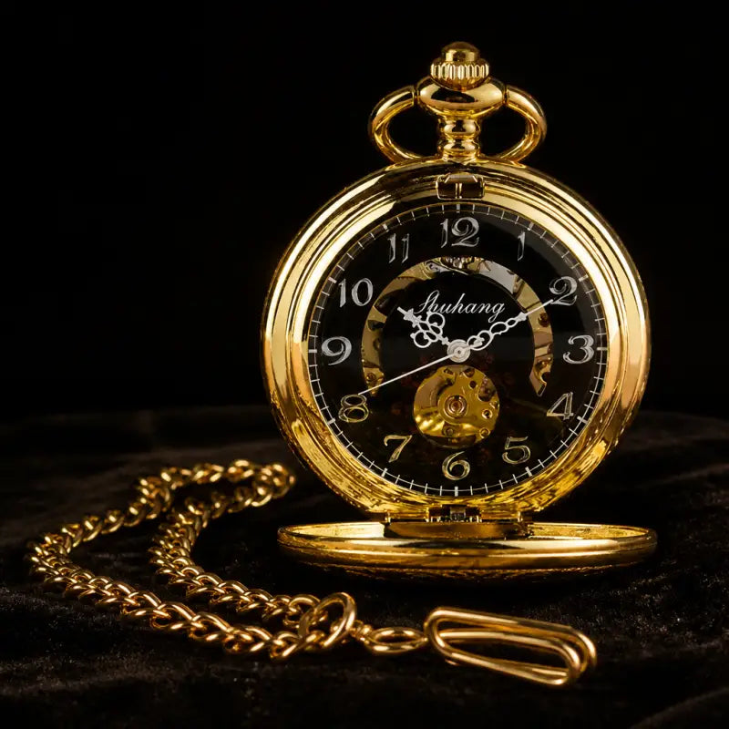Montre à Gousset Mécanique Chasseur Unisexe - Univers Gousset
