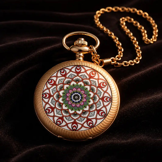 Montre à Gousset Quartz Plateau Tournant Femme - Univers Gousset