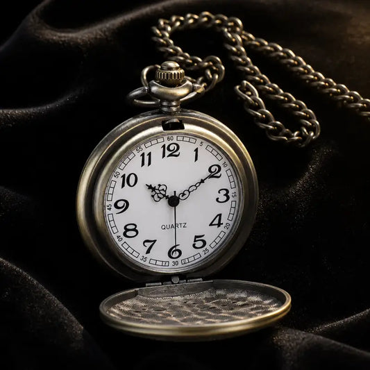 Montre à Gousset Quartz Paon Collier Vintage - Univers Gousset