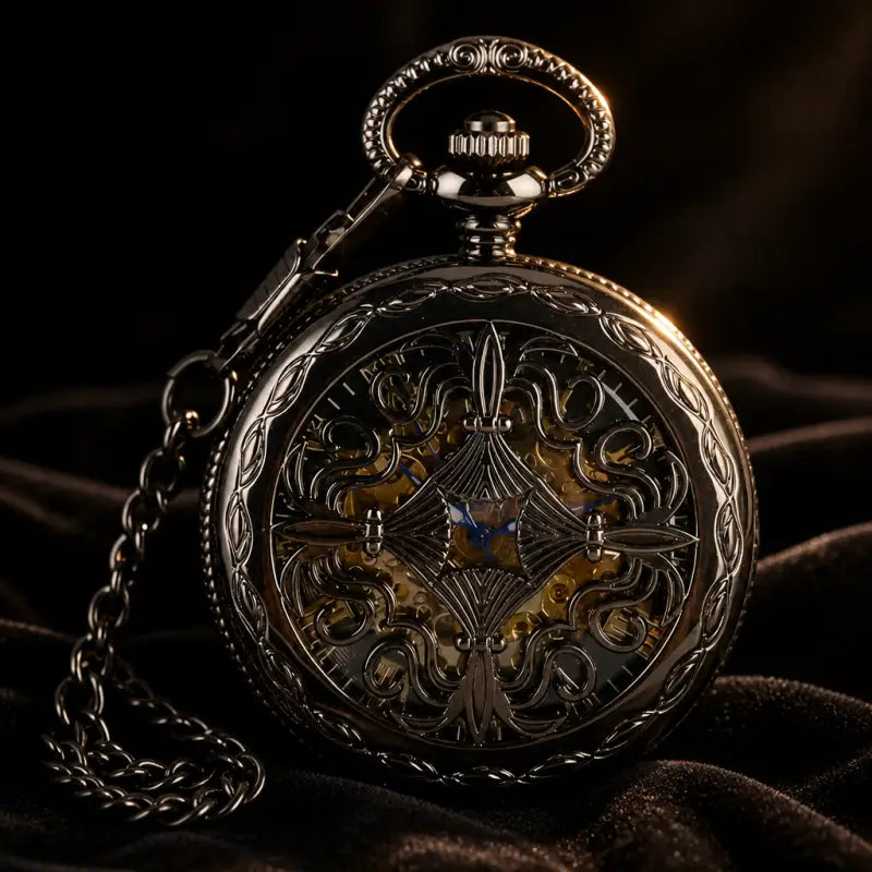 Montre à Gousset Automatique Squelette Homme - Univers Gousset