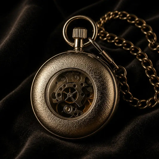 Montre à Gousset Automatique Squelette Homme - Univers Gousset