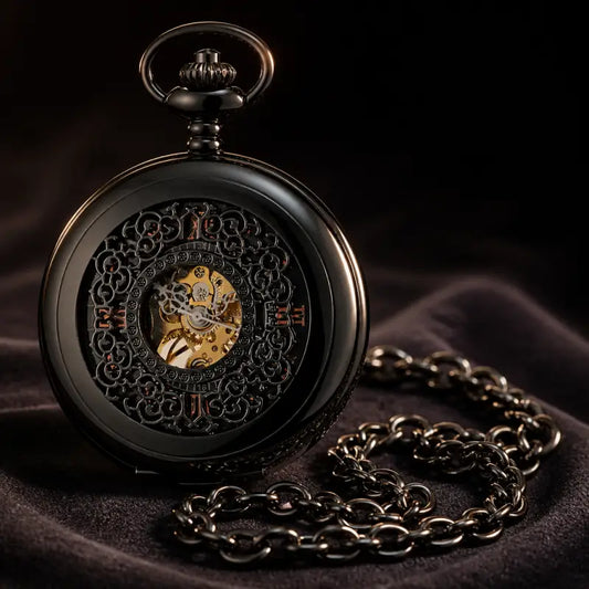 Montre à Gousset Mécanique Squelette Homme - Univers Gousset