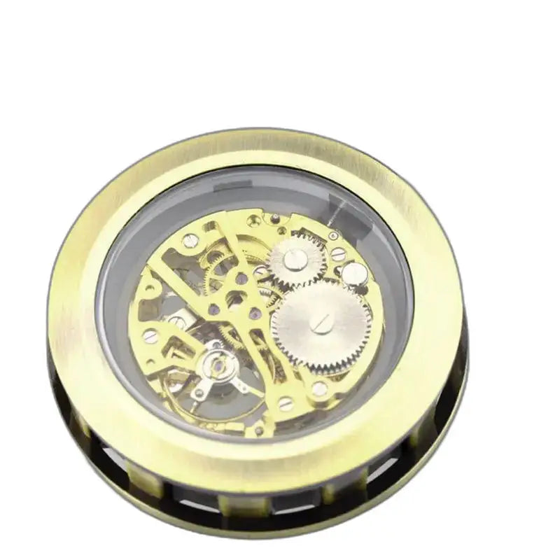 Mouvement mécanique doré de la Montre Gousset Squelette Luxe Homme Femme