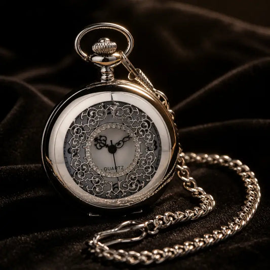 Montre Pendentif Quartz Femme Cœur Argent - Univers Gousset