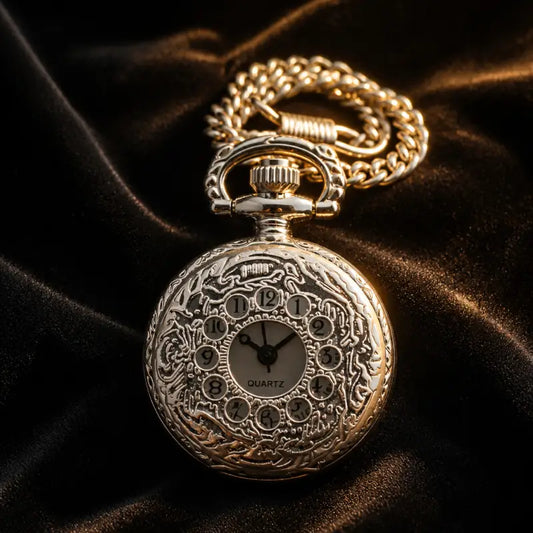 Montre à Gousset Quartz Pendentif Femme Chaîne - Univers Gousset