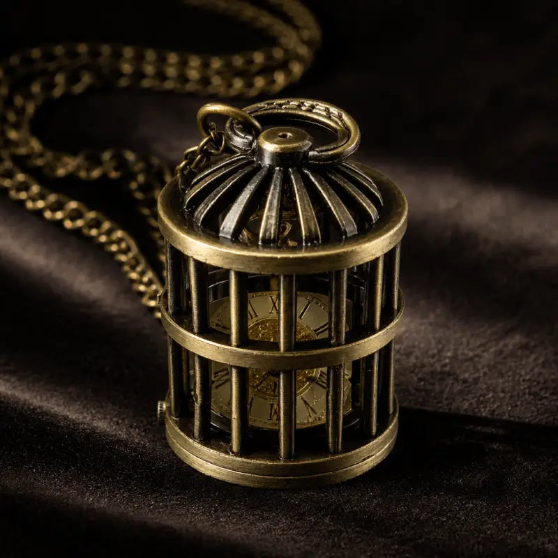 Montre à Gousset Quartz Pendentif Cage Vintage - Univers Gousset