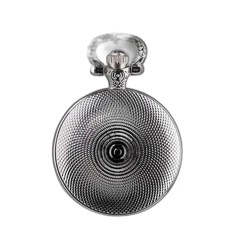 Montre Pendentif élégante Arbre pour Femme avec une face texturée en argent