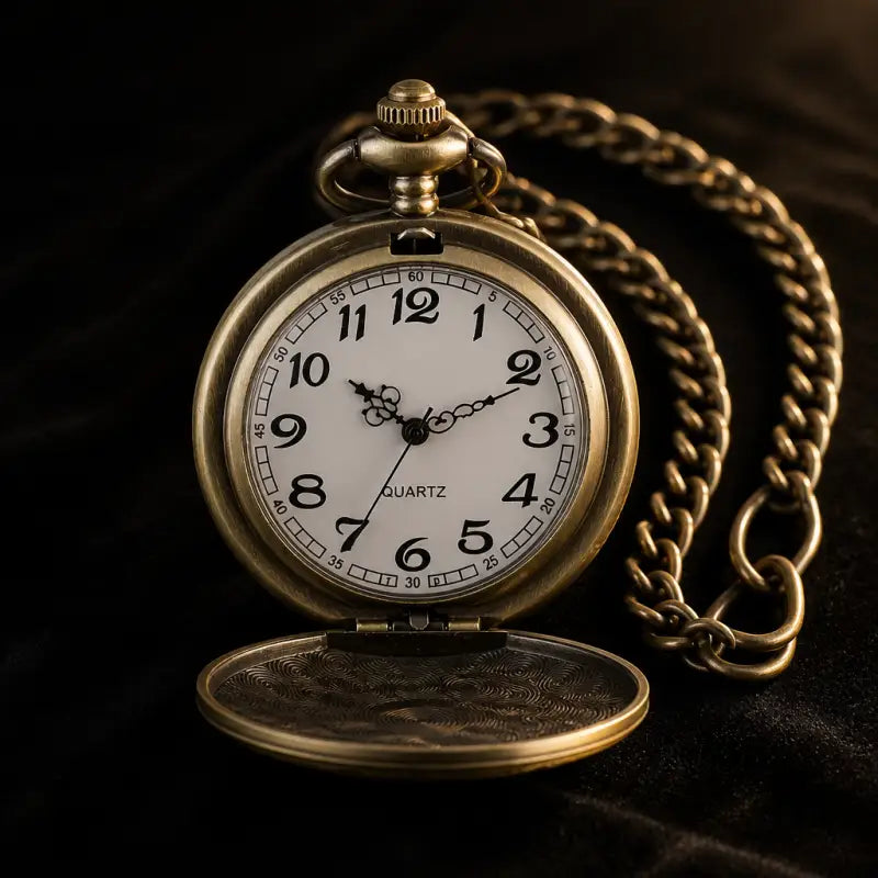 Montre à Gousset Pendentif Cœur Femme Vintage - Univers Gousset