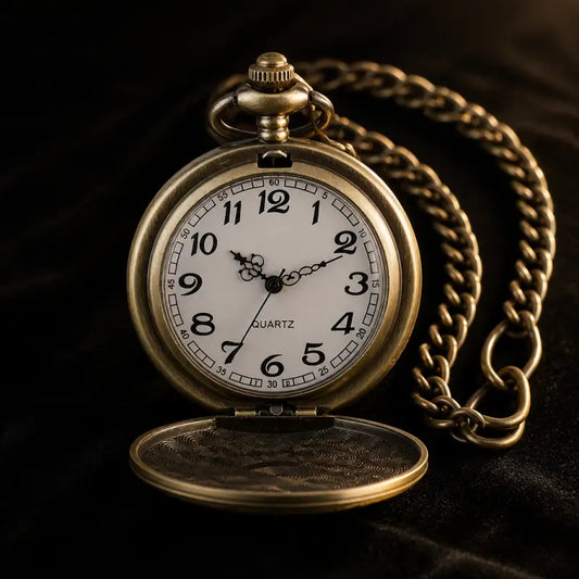 Montre à Gousset Pendentif Cœur Femme Vintage - Univers Gousset