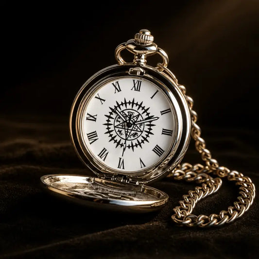 Montre à Gousset Quartz Pendentif Gravé Femme - Univers Gousset