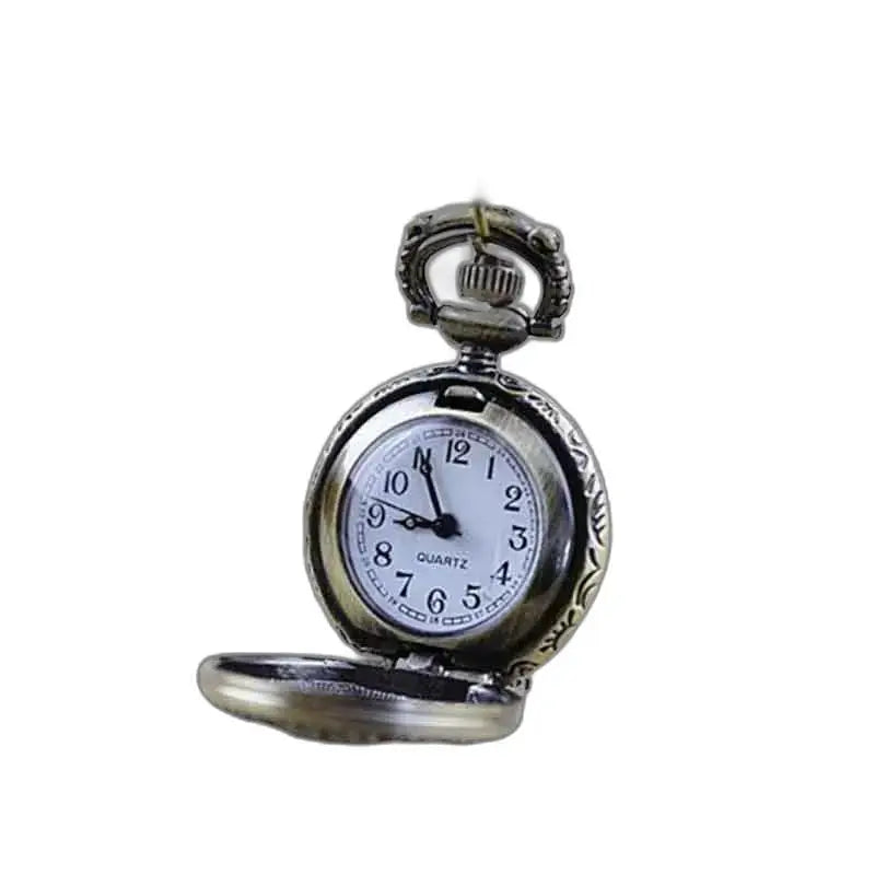 Antique-style pocket watch montre pendentif Libellule élégante pour collier