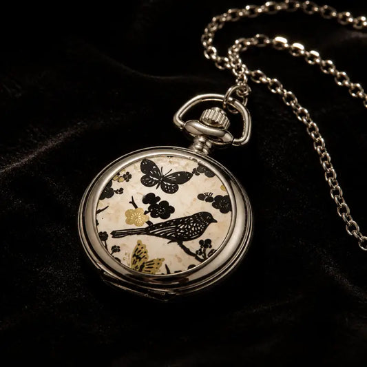 Montre Gousset Pendentif Floral Femme Collier - Univers Gousset