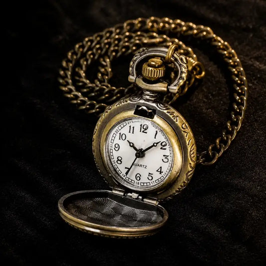 Montre à Gousset Pendentif Fleur Femme Vintage - Univers Gousset