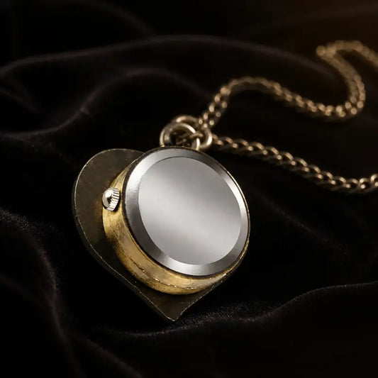 Montre à Gousset Quartz Tête de Mort Gothique - Univers Gousset