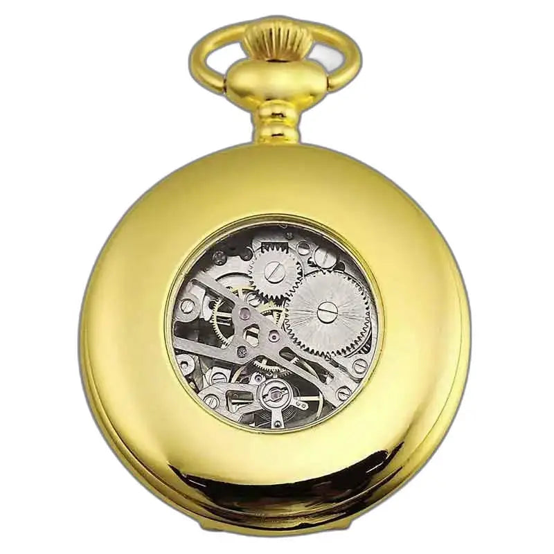 Montre Poche à Gousset Luxe avec Aigles D’or et améthyste d’or élégante