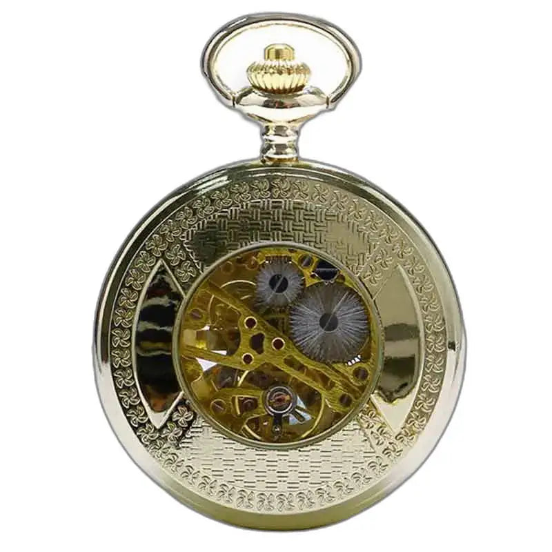 Montre Poche à Gousset Luxe Grenat D’or avec un design en or raffiné