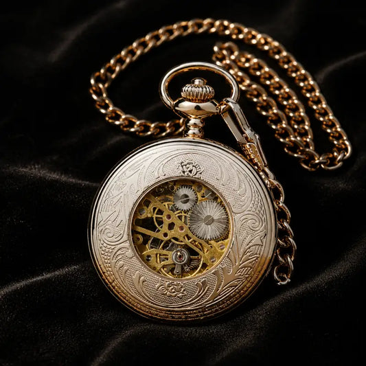 Montre à Gousset Mécanique Demi-chasseur Luxe - Univers Gousset