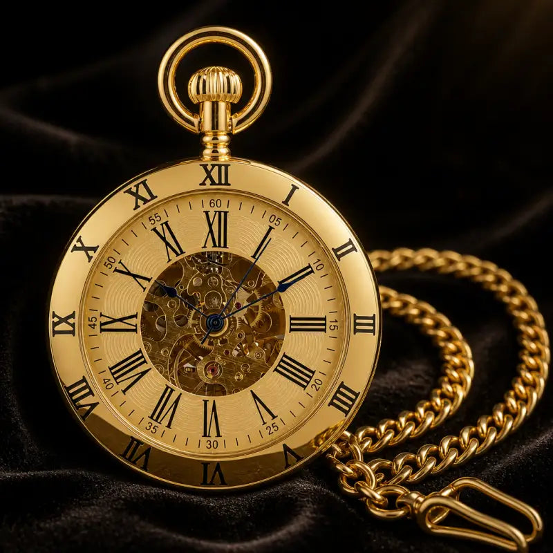 Montre à Gousset Mécanique Acier Homme - Univers Gousset