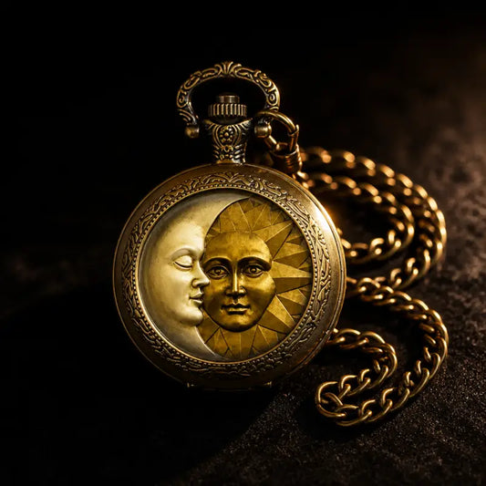 Montre Gousset Collier Soleil Quartz Vintage - Univers Gousset