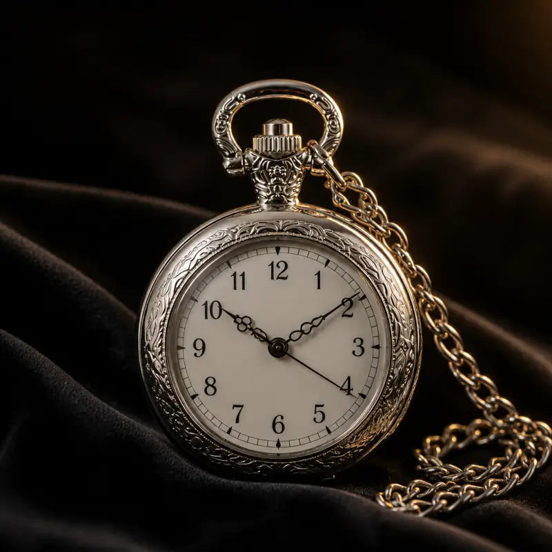 Montre à Gousset Collier Gravée Personnalisée - Univers Gousset