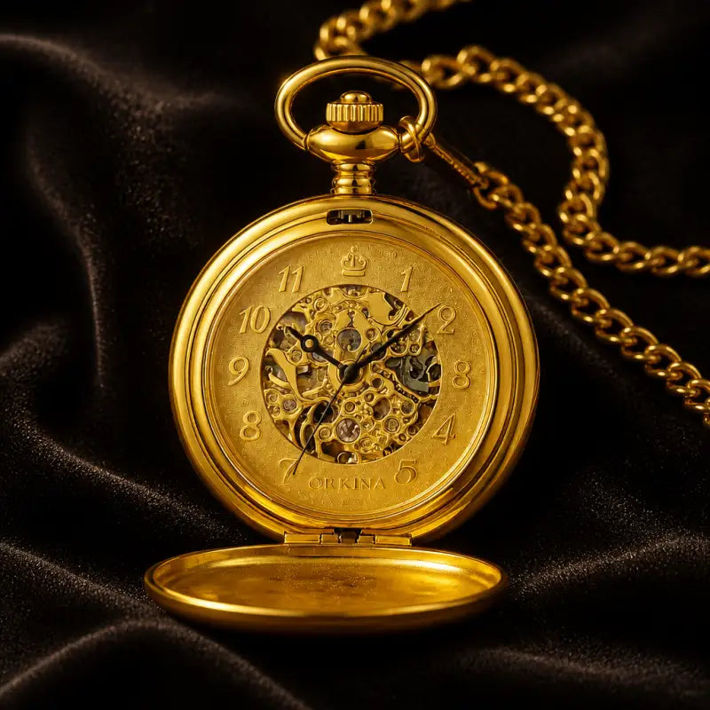 Montre à Gousset Mécanique Clapet Verre Luxe - Univers Gousset