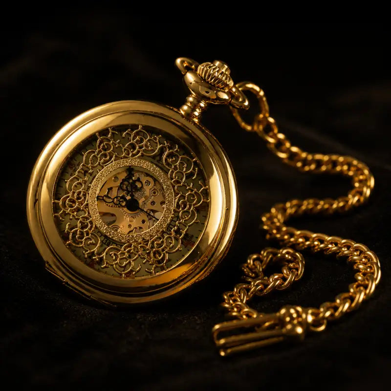 Montre à Gousset Mécanique Demi-chasseur Steampunk - Univers Gousset